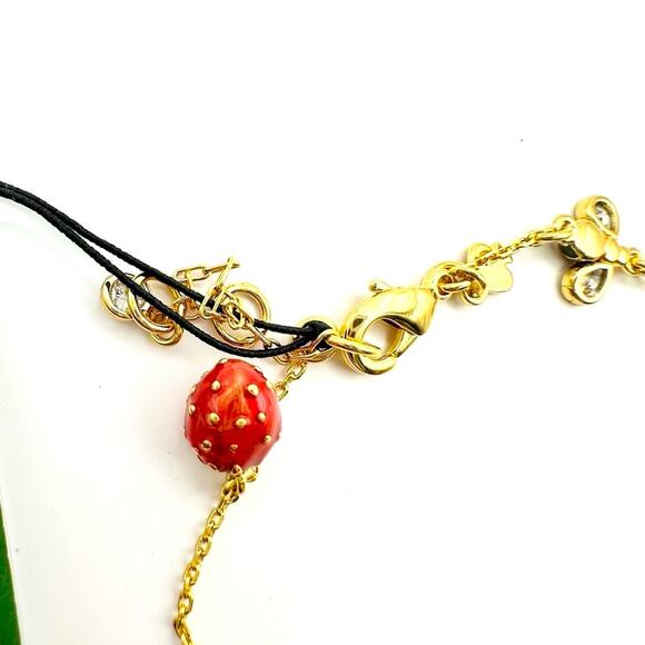 Kate Spade Strawberry Fields Charm Bracelet Designer Jewelry NWT - Picture 6 of 13